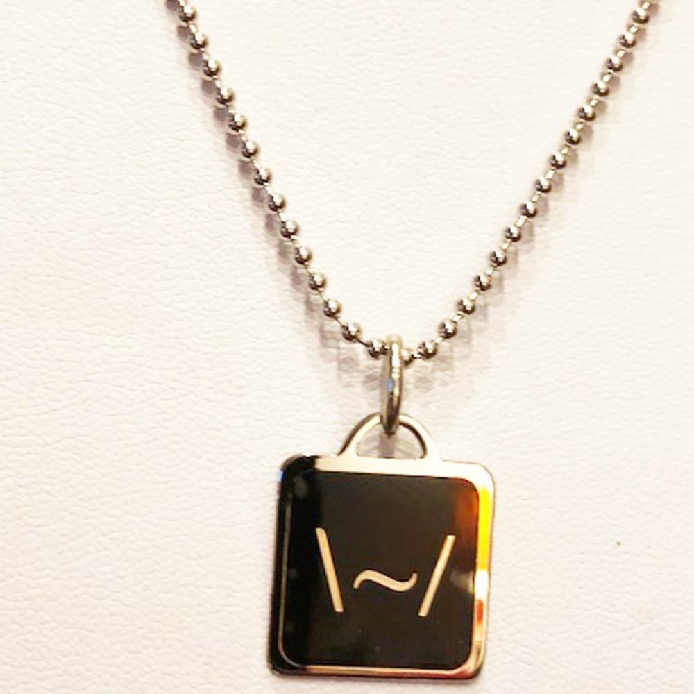 Drink Emoticon Pendant Necklace